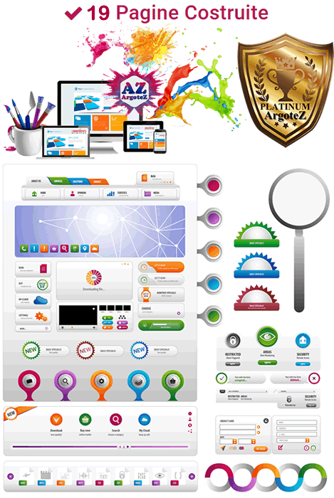 Sito Vetrina Platinum 19 Pagine Costruite Argotez