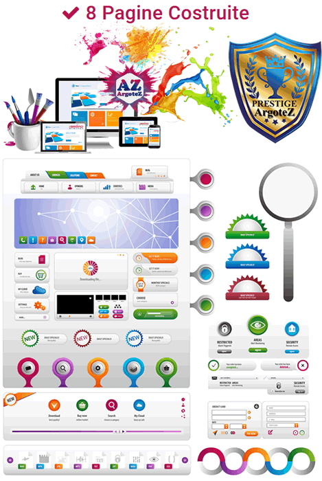 Sito Vetrina Prestige 8 Pagine Costruite Argotez